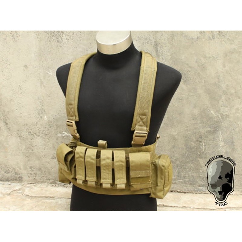 TMC Low Profile Recon Chest Rig (Khaki)