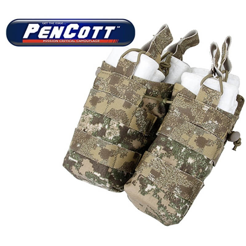 TMC Open Top Stacker Double Mag Pouch