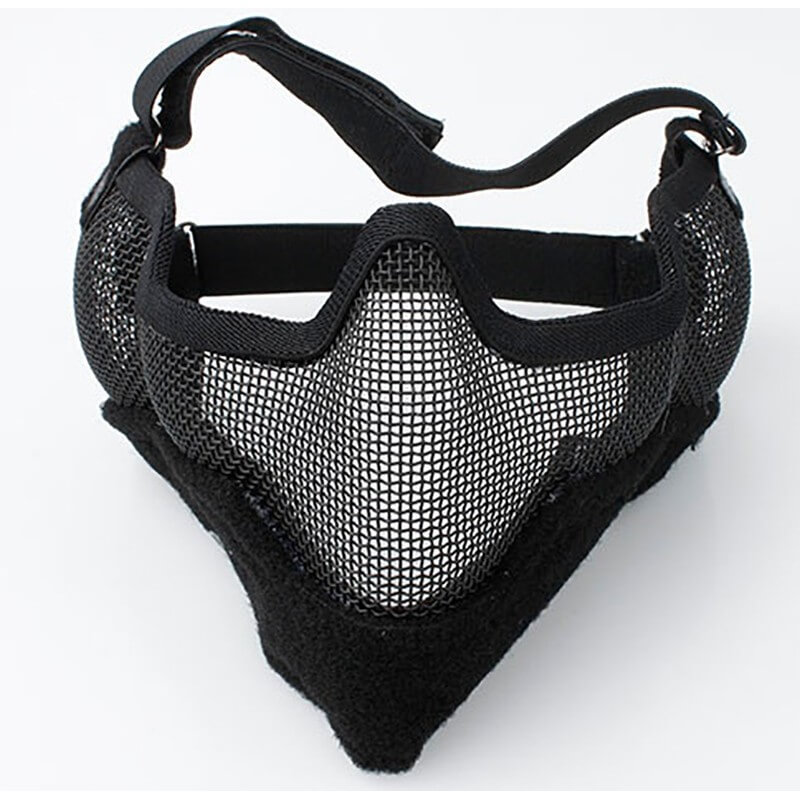 V2 Gurdian Half Face Steel Metal Mesh Mask Mouth and Ear Safety Airsoft   816008028690 