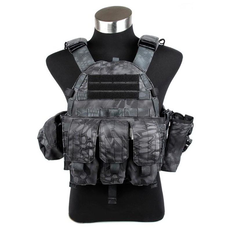 TMC MP94A Modular Plate Tactical Vest with Pouch