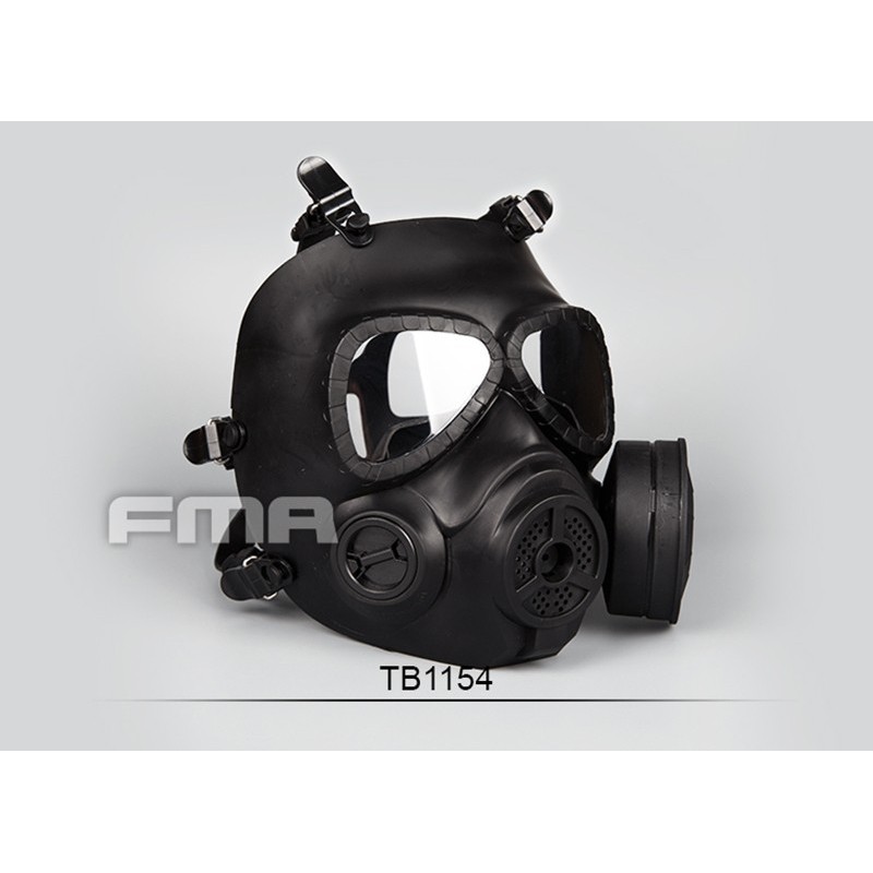 FMA Dummy Toxic Gas Full Face Mask with Fan (Black)