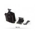 FMA Universal Pistol Retention System with Belt Clip (Black)