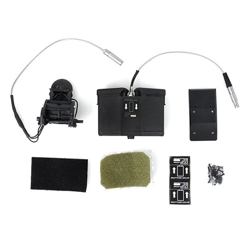 Tier None Gear ANVIS 9 NVG Mount Dummy Set with Battery Case (Black)