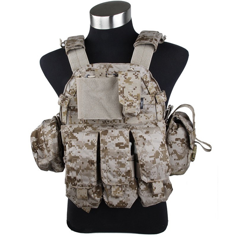 TMC MP94A Modular Plate Tactical Vest with Pouch (AOR1)