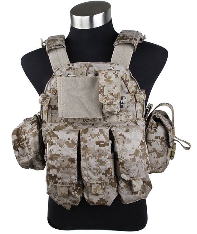 TMC MP94A Modular Plate Tactical Vest with Pouch (AOR1)