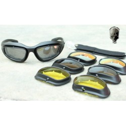 TMC C5 Polycarbonate Low Profile Eye Protection Shooting Glasses Set
