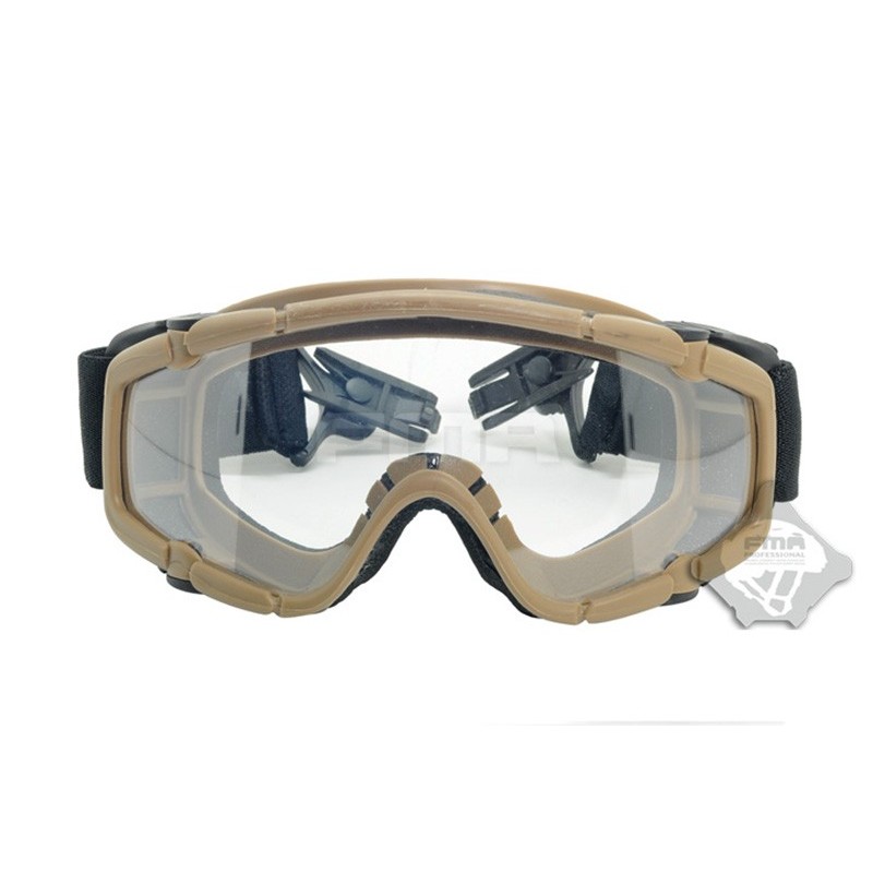 Outdoor Airsoft Ballistic tactical Goggle for Tactical Helmet anti-fog lens 