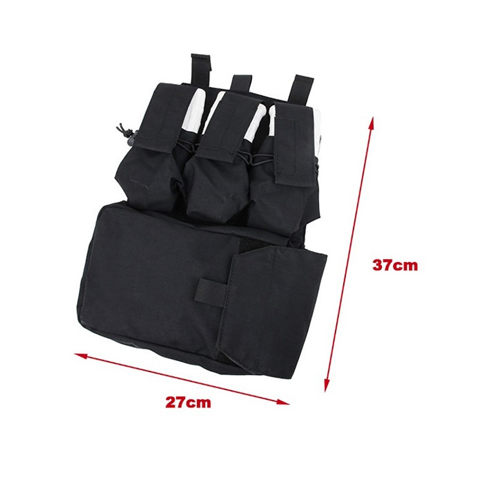 TMC New Attack Panel Bag Tactical Vest Zipper Pouch Non Reflective Cordura  Fabric – TMC Tactical Gear