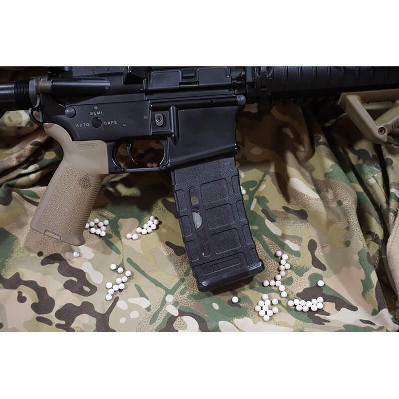 BattleAxe 380 Rds M4 Sopmod Marui EBB Series Hi Cap Polymer Magazine