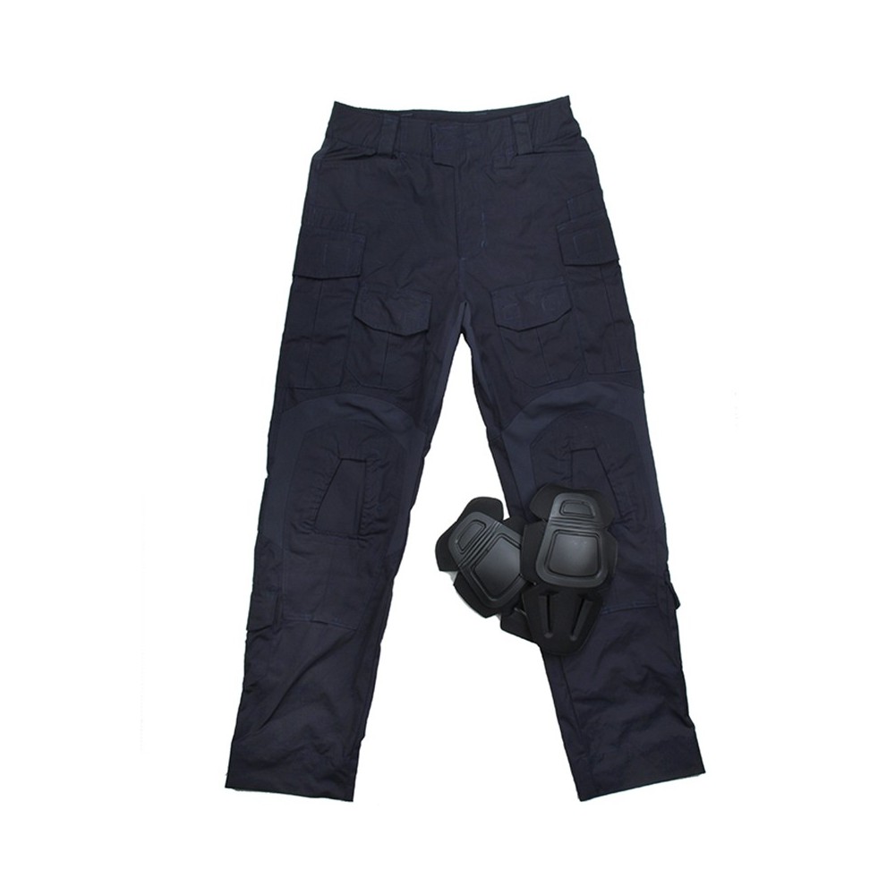 combat trousers navy blue