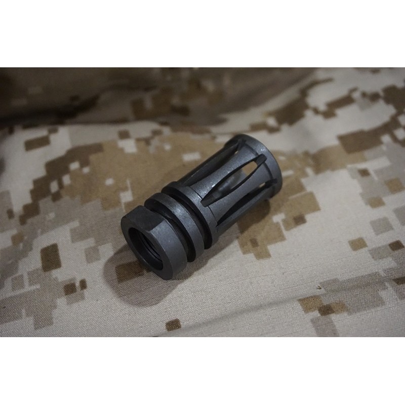 Iron Airsoft Bird Cage Metal Flash Hider