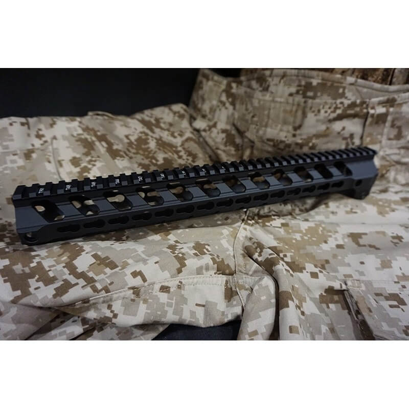 Iron Airsoft 14 Inch Free Float Keymod Aluminum Rail