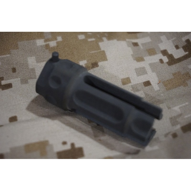 Iron Airsoft Triple Prong Metal Flash Hider