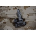 Iron Airsoft KAC Style 600M Metal Flip Up Rear Sight