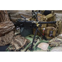 A&K Full Metal M249 MKII AEG Machine Gun