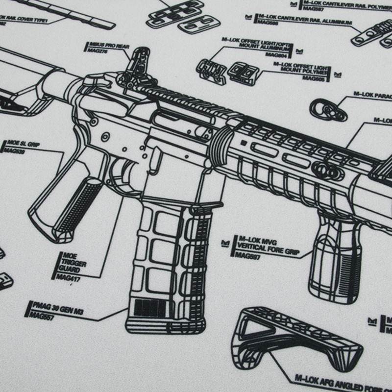 Waterfull M4 Carbine Style Carpet