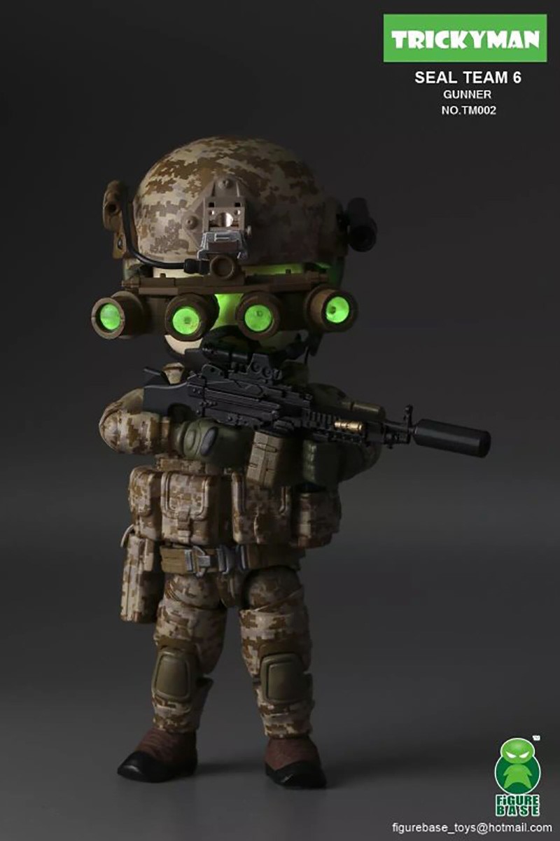 NAVY SEAL TEAM 8 GUNNER  1/6 12インチ SO117 Crazy Dummy 1/6 12