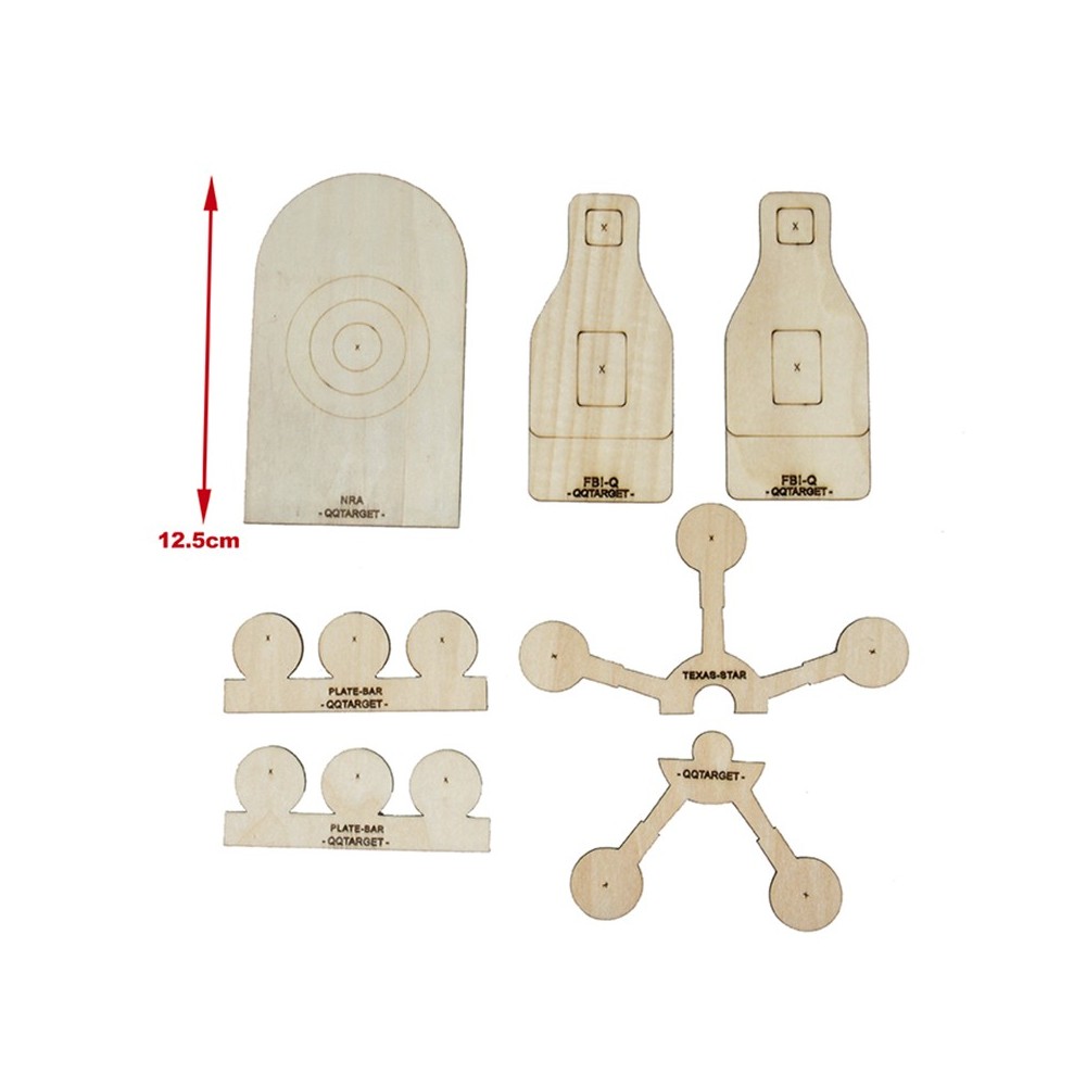 Waterfall Wood QQ Target Set - Weapon762