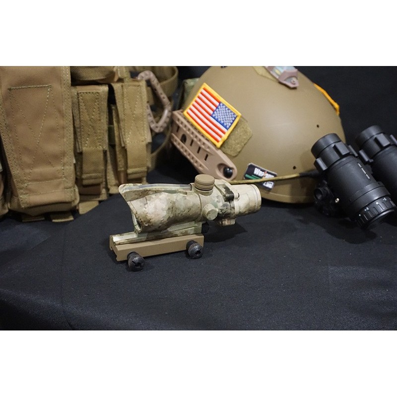 Mars Tech 1X Tactical Scope with Green Chevron Reticule Illumination