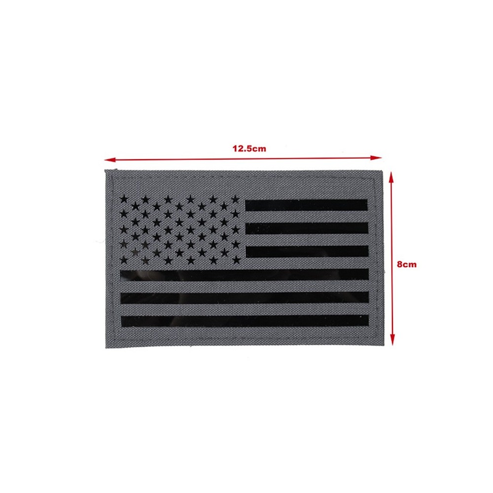 TMC2277-WL Woodland TMC Large US Flag Infrared Patch 