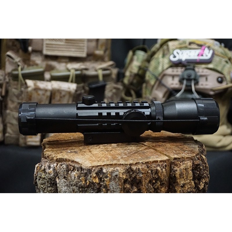 Hero Arms 1-4x Tri-Rail Rifle Scope