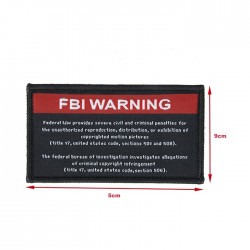 MKUN FBI Warning Patch