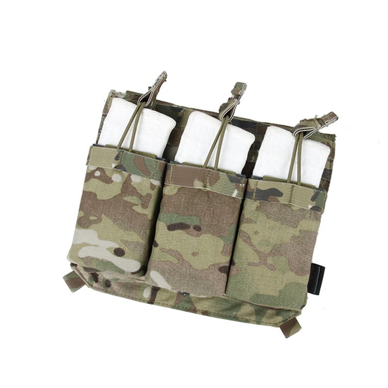 TMC Removable Front Flap with M4 Triple Pouch with Inserts for Assault Echo Plate Carrier Vest