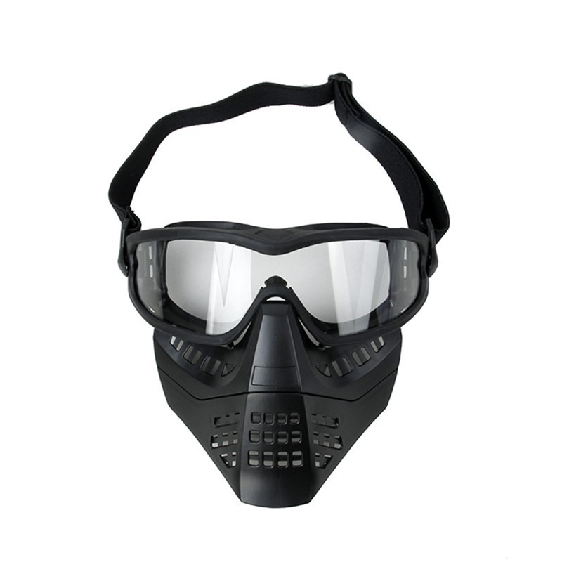 TMC ANSI Z87.1 Impact Rated Goggle with Removable Mask Transparent Len Version