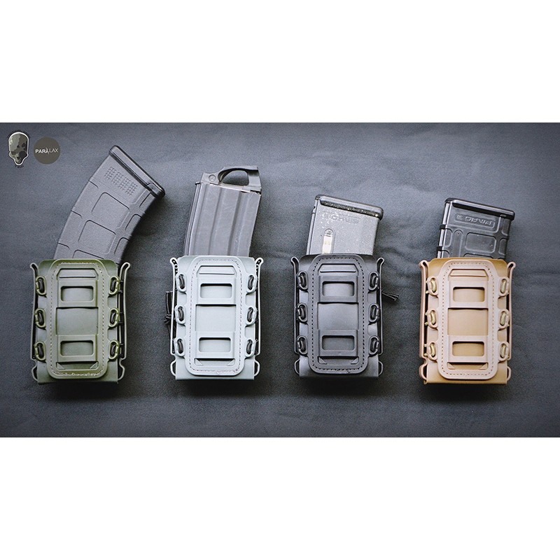 TMC Tactical Airsoft Soft Shell Mag Single Pouch 9mm Pistol Mag Carrier 
