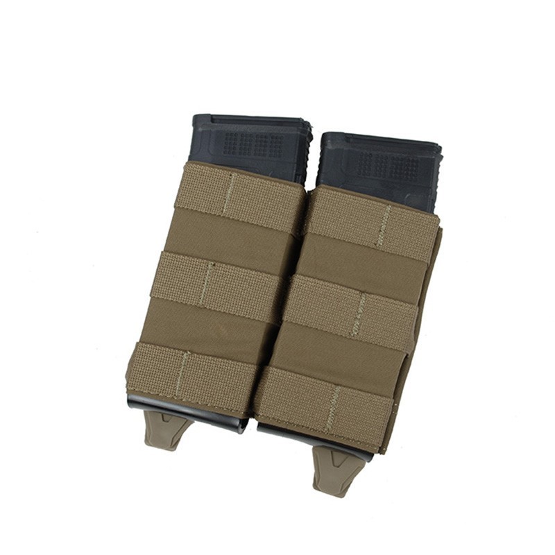 TMC Lightweight Double 5.56 Tall PWI Mag Pouch Set