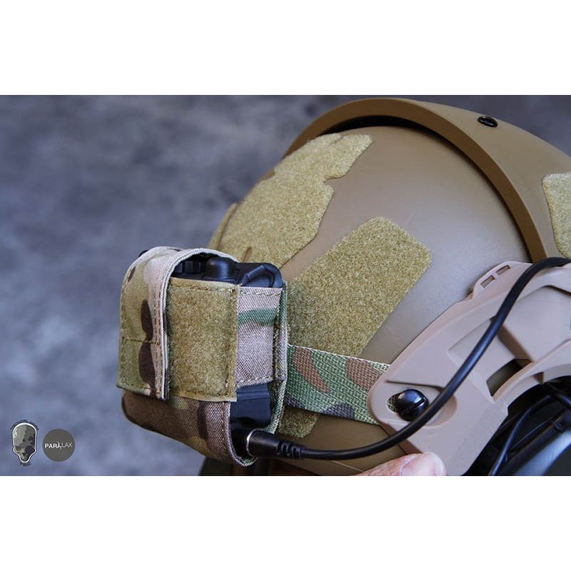 TMC3271-MC Multicam TMC Lightweight Helmet Mounted 4 AA Battery Pouch 