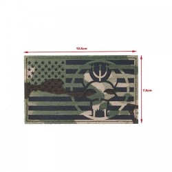 TMC Large Size Navy Seals American Flag Patch