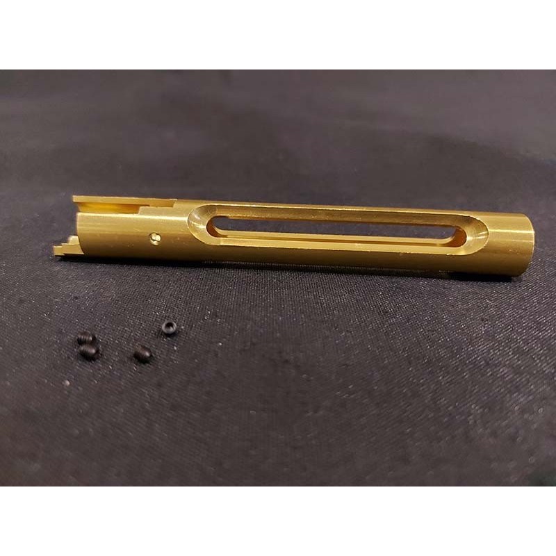 Airsoft Gear 5KU Non-Recoil Straight Outer Barrel For Hi-Capa 5.1 GBB Gold 
