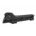 AABB Metal Rail Mount Base with Rear Sight