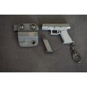 WIJQI 1:6 G-Series 45 Pistol Movable Key Chain with Kydex Holster