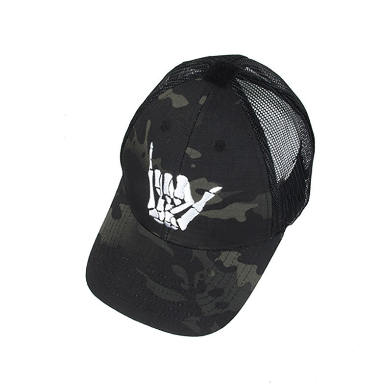 Waterfull Lightweight Skull Hand Style Mesh Cap