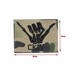 Waterfull CKIV Skull Hand Style Patch