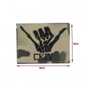 Waterfull CKIV Skull Hand Style Patch