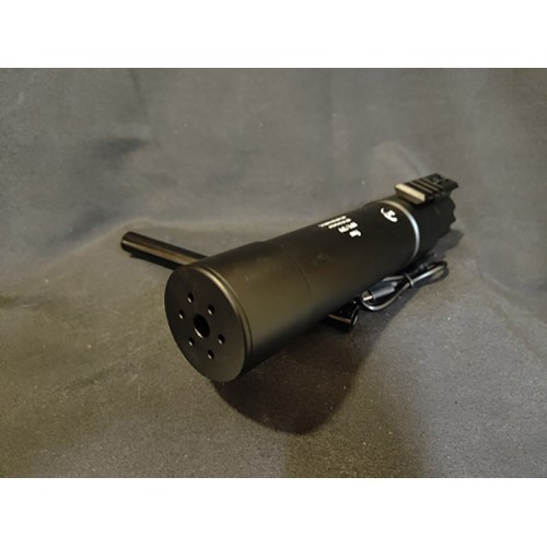 Airsoft Artisan MP9 QD Silencer with AceTech AT2000R Tracer Unit