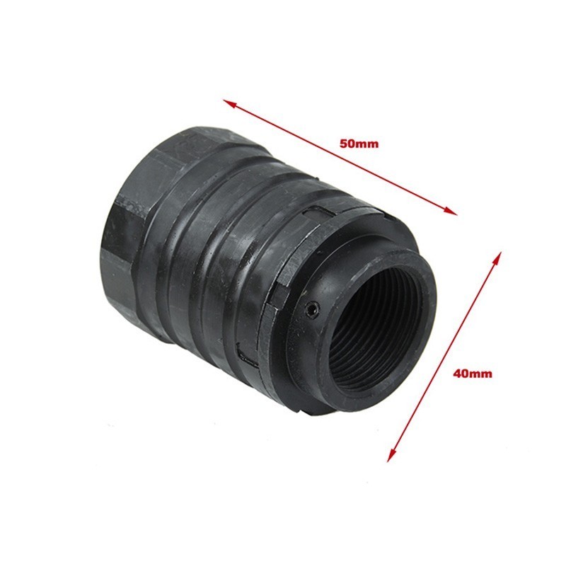 5KU 360 X37 AK Style Muzzle Brake with Blast Shield (24mm CW)