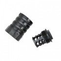 5KU 360 X12 AK Style Muzzle Brake with Blast Shield (14mm CCW)