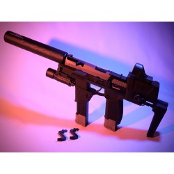 Airsoft Flux Style MP17 Brace Kit Charging Handle