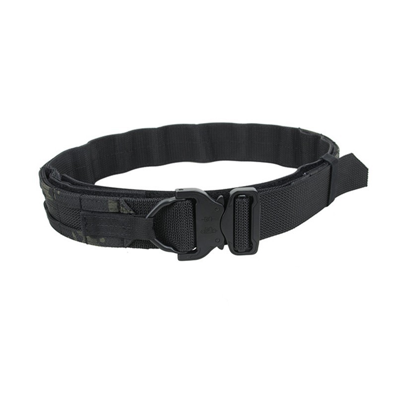 Cork Gear 1.75 Inch Lightweight Gunfighter Tactical Belt (Metal D-Ring Buckle Version)