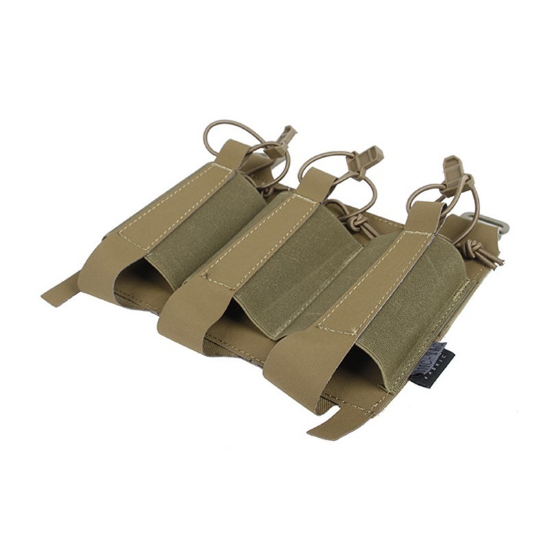 TMC Lightweight Triple Elastic AR Mag Front Flap Pouch