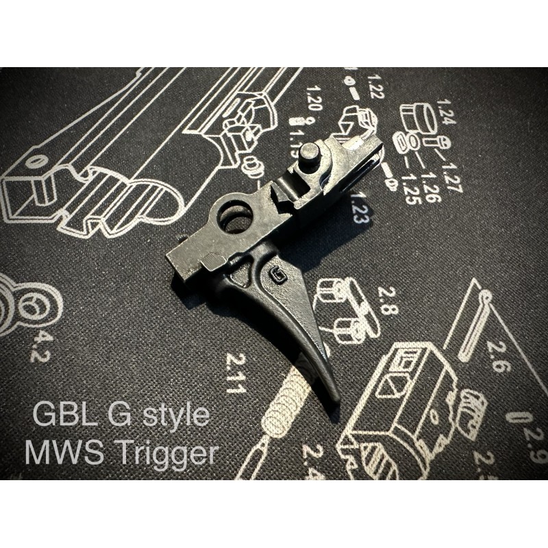 GBL G Super Dynamic Styled Steel Trigger for Tokyo Marui MWS