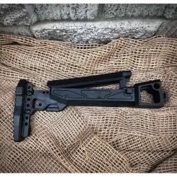 GBL Fixed Telescopic Buttstock with Cheek Riser for GHK/LCT105 74U