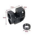 RGW Airsoft KI Style CNC Aluminum P320 Velocity Compensator