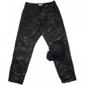 TMC Gen3 Camo Basic Field Pants with Inner Knee Pads (Multicam Black)